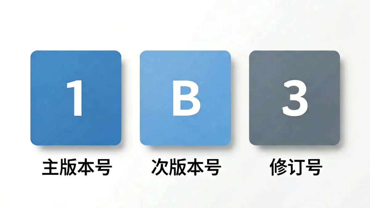 禁漫天堂下载安装18版本号说明示意图，展示三段式版本号的含义与升级建议