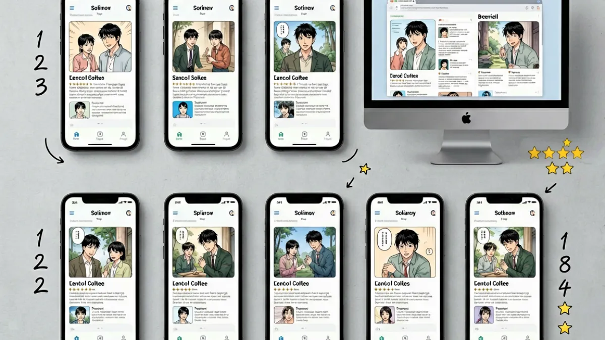 禁漫天堂下载安装18用户口碑榜单整体概览，展示多个版本评分对比界面截图